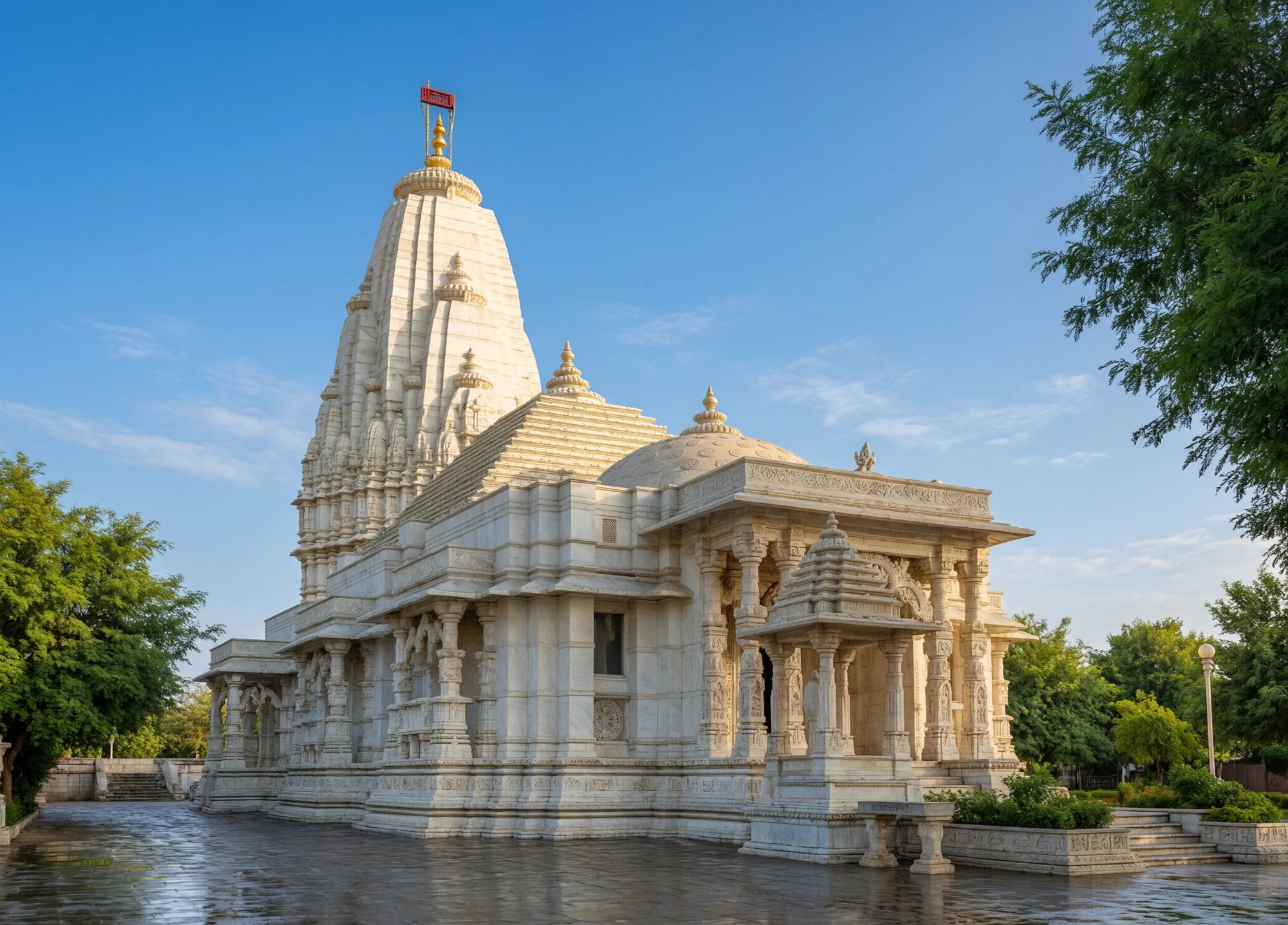 Birla Mandir in Jaipur: Ein modernes Meisterwerk aus Marmor in der Pink City