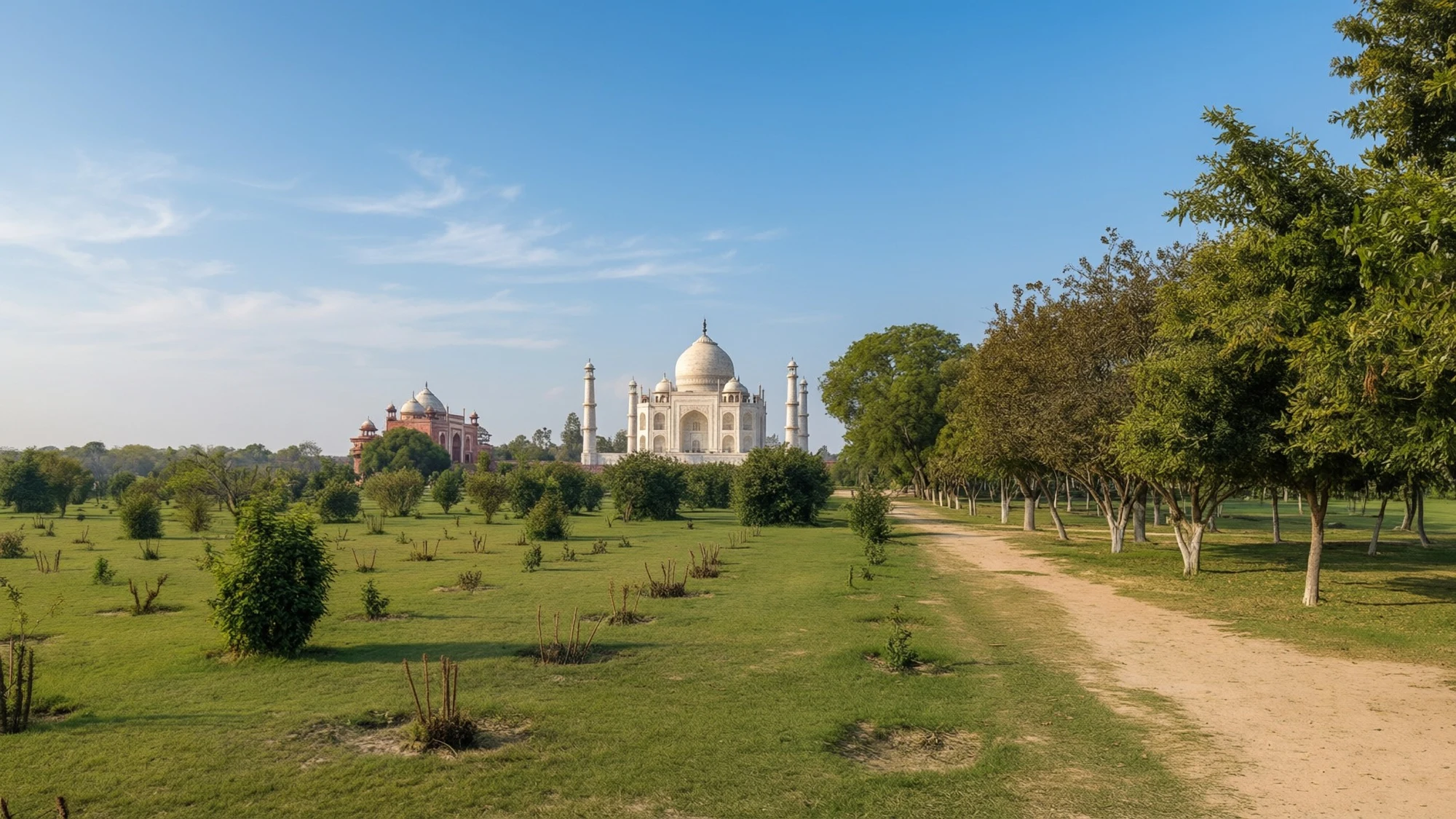 Mehtab Bagh: Лунный сад на другом берегу Ямуны